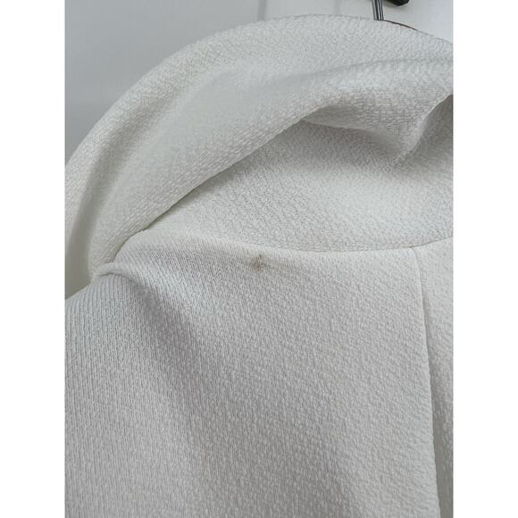 Vintage 70s Le Voy White Disco Leisure Jumpsuit Polyester Retro Groovy - Picture 12 of 15